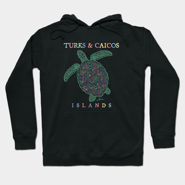 Turks & Caicos Islands Sea Turtle Hoodie by jcombs